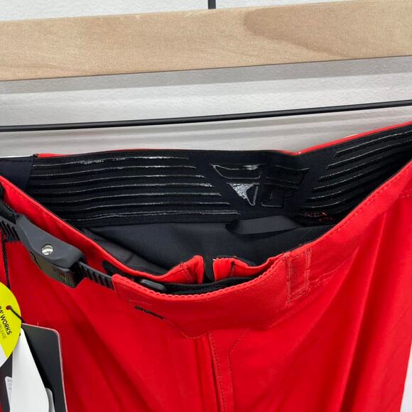 Fly Racing Lite Pant Red/White/Black Mens‎ 36 Waist Riding Pants Style 377-73236 - Picture 4 of 8